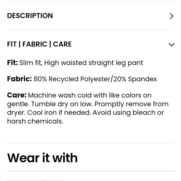 NWT Wink Navy Yoga Straight Leg Scrub Pant - Picture 9 of 12